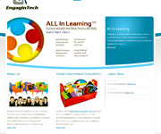 see site - Education Technology and school improvement consulting home page image links to WordPress site - CMS client