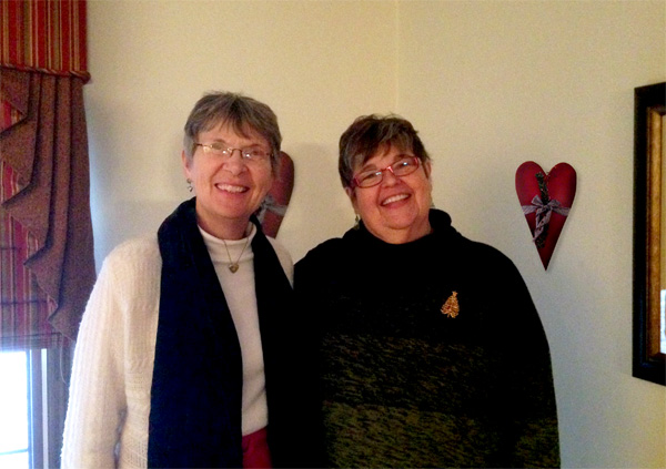 Deb Vandenbroucke, web designer with site owner Suzanne Kilkus, Heartspace Coaching