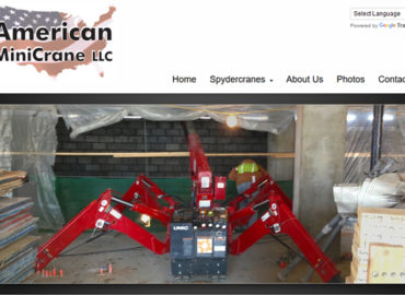 Website for spider crane rental in Chicago