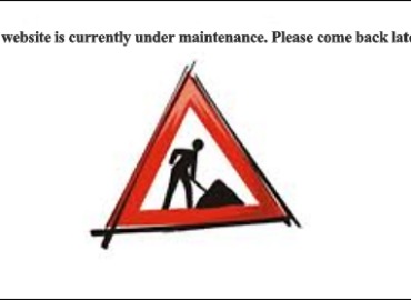 This site is currently under maintenance. Please try again later.