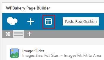 WPBakery Builder - button to save template